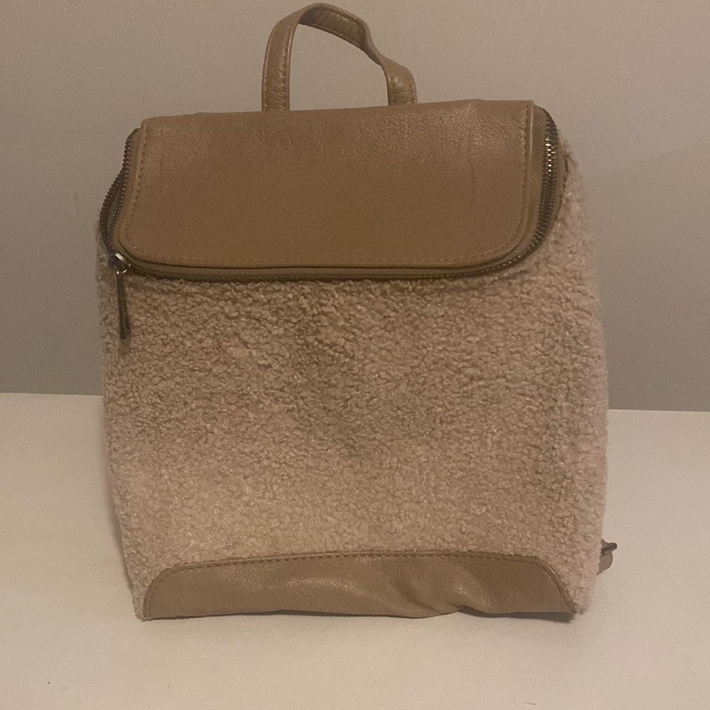 ASOS fuzzy backpack/purse
